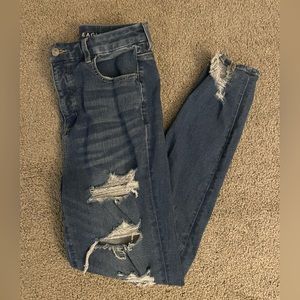 American Eagle | curvy super hi rise jegging